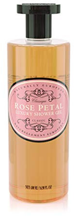 Naturally European Rose Petal Luxury Shower Gel 500ml