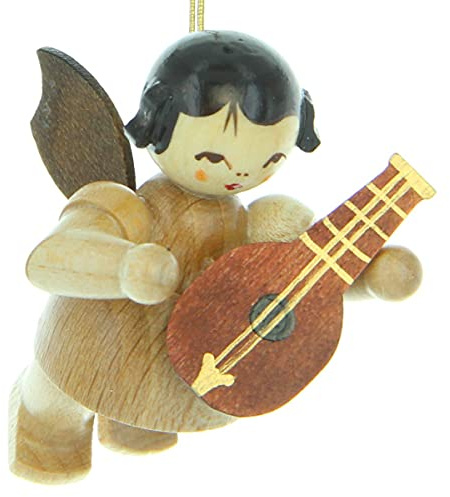 Unbekannt Schwebeengel Natur mit Mandoline - 199/062/006N