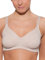Selene, Reggiseno Donna in Cotone Traspirante, Senza Ferretto e Imbottitura, Collezione Blanca, Colore Terra, Taglia 8C