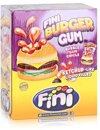 Fini Burger Bubble Gum (Pack of 200)