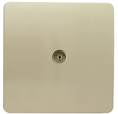 Trendi Artistic Modern Glossy Tactile TV Socket Gold ART-TVSGO