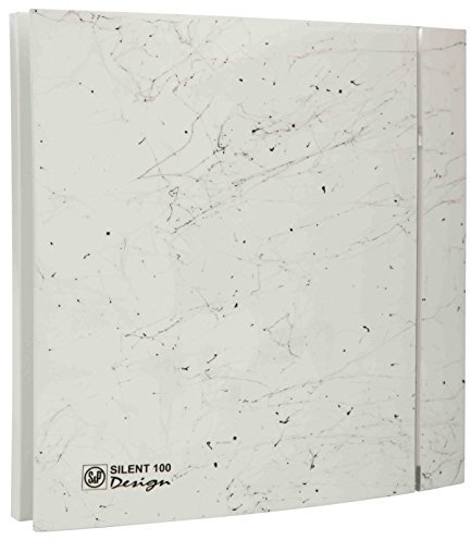 S & p silent-100 design - Extractor bano silent-100 cz design4 contactos marmol blanco