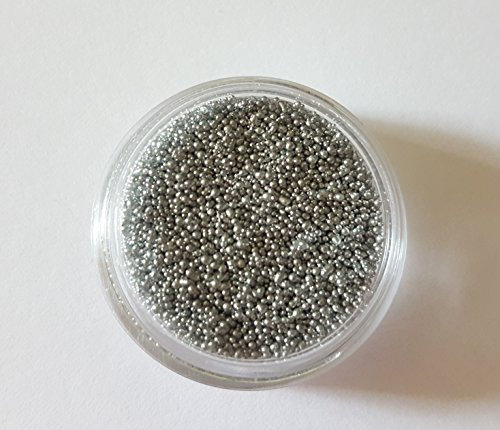 New Nail Art Caviar Pot of Micro Beads Silver Balls for Nail Design Manicure Pedicure Inlay Accessories Glitter