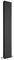 Milano Alpha Black Vertical Double Flat Panel Radiator - 1780mm x 350mm