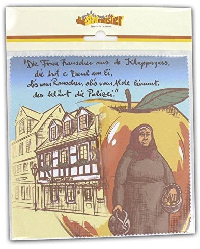 die stadtmeister Glasreinigungstuch/Brillenputztuch ''Frau Rauscher''