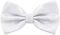 BomGuard Herren Fliege kleinkariert, weiss