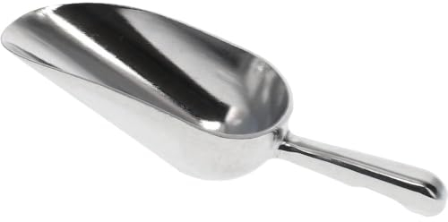 Futterschaufel Aluminium Gr.1 150 ml Mehlschaufel Eisschaufel Abwiegeschaufel Sackschaufel Schaufel Metall Teeschaufel Gewürzschaufel klein