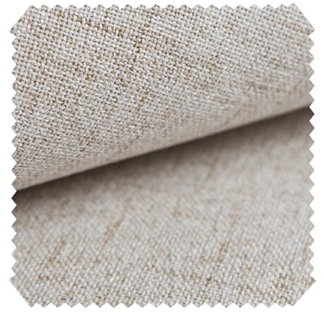 novely® AUEN Premium Möbelstoff | Webstoff | fein gewebter Polsterstoff | Meterware | Bezugsstoff | 1 lfm | 26 Farben (01 Creme)