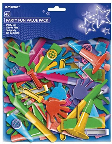 Amscan INT397211 - Partyset Krachmacher, 48 Teile, Mitgebsel