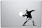 Mysterious Man Aufkleber Banksy Blumenwerfer von Apple MacBook 11 13 15 17