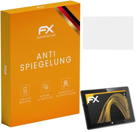 atFoliX Displayfolie kompatibel mit CSL Panther Tab 10 HD Schutzfolie, entspiegelnde und stoßdämpfende FX Folie (2X)