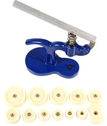 Gearmax® Professionelle 12 Stück Uhr Press Set/Uhr zurück Presse/Uhr zurück umkleiden genaueres, kommt mit 12 gestorben - Schneideisen Snap ON und Off schnell und einfach