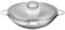 Schulte-Ufer Wave Wok inkl. Ablagegitter, Edelstahl, Silber, 32cm