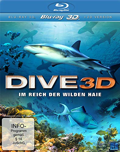 Dive 3D - Im Reich der wilden Haie (3D Version inkl. 2D Version & 3D Lenticular Card) [3D Blu-ray]