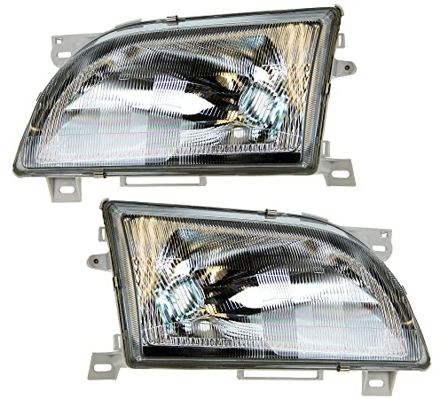 BESTPRICE 2x faros delanteros Faros principales izquierda + derecha Compatible con FORD TRANSIT Bus (E_ _), TRANSIT Van (E_ _), TRANSIT Platform/Chassis (E_ _)
