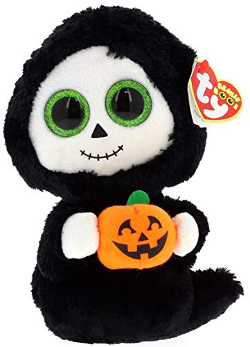 TY - Treats, Ghost stuffed toy with pumpkin, 15 cm (41201TY)