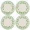Lenox 863669 Holiday 4-teiliges Melamin-Speiseteller-Set, Weihnachtsgeschirr, Gastgeber
