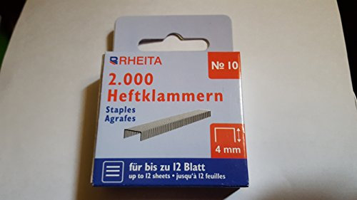Heftklammern No.10 2000 Stck.