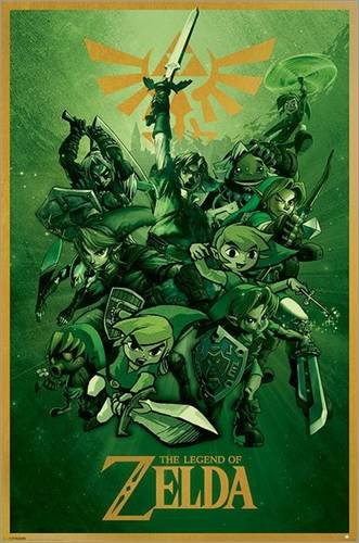 Poster Zelda - preiswertes Plakat, XXL Wandposter