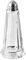 Fackelmann 46871 Salz- und Pfefferstreuer, Glas, Silber, 5 x 11 cm