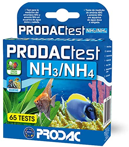 Prodac Test nh3-nh4 65 Test für die Messung von Ammoniak und Ammoniak in Süß- und Meerwasseraquarium
