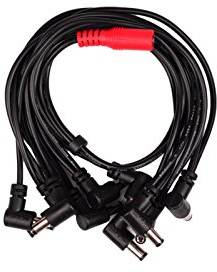 Mooer Power Daisy Chain Cable, 10 Plugs, angled
