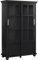 Ameriwood Aaron Lane Bookcase With Sliding Glass Doors Black