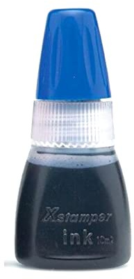 Xstamper Refill Ink 10ml Bottle Blue Ref CS103