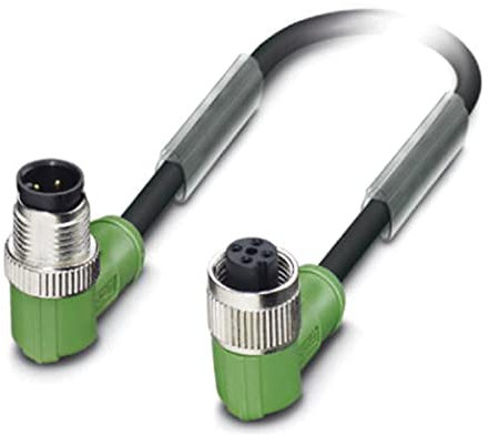Phoenix Contact SAC konfektioniertes Sensorkabel 4-adrig Stecker / M12 Buchse, Länge 3m