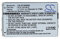 Battery for Sanyo Eclipse, 3.7V, 750mAh, Li-ion