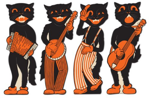Beistle Scat Cat Band Cutouts