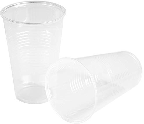 HEKU 50 transparente Einweg-Trinkbecher 0,5l | Aus Polypropylen | Ideal für Partys und Veranstaltungen, Klar