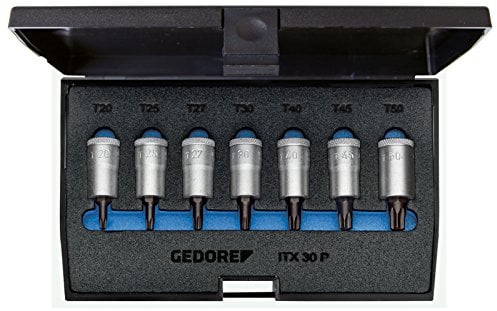 GEDORE Schraubendreher-Satz 3/8 Zoll, 7-teilig Innen-Torx T20-50, 1 Stück, ITX 30 PM