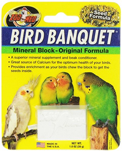 Zoo Med Bird Banquet, Vogelfutter Futterblock, Samen, klein 1 x 28 g