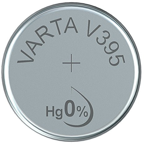 VARTA 14501395 – Pile Bouton V395 de 1,5 V, capacité 42 mAh, système Chimique d'oxyde d'argent, pour appareils électroniques Quotidiens pour Assurer Une Alimentation optimale en énergie