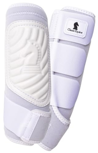 Classic Equine ClassicFit Sling Boots, Front (White, Medium)