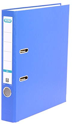Elba Ordner A4, smart Pro, 5 cm schmal, Kunststoff außen, hellblau