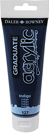 Daler Rowney Acrylique gradué Indigo, 120 ml