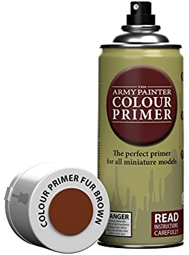 The Army Painter Colour Primer, Fur Brown 400 ml Grundierung Spray für Fantasy Model Miniaturen Bemalen und Warhammer Figuren - Acryllack Primer