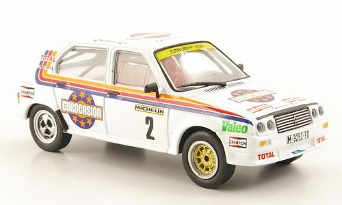 Citroen Visa Chrono, No.2, Eurocasion, Rallye RACE Madrid, 1984, Modellauto, Fertigmodell, MCW-SC44 1:43