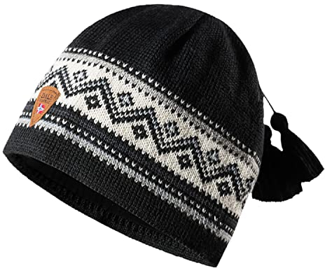 Dale of Norway Vail Hat Hat, Schwarz/Weiß/Grau/Sand, One Size