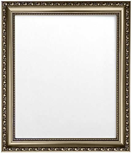 Frames By Post AP-3025 24 x 18 Zoll Bild-/Fotorahmen aus Rotguss mit Plastikscheibe, silberfarben