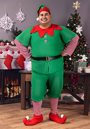 Plus Size Holiday Elf Costume, Get Ready for the Festive Cheer Perfect for Spreading Christmas Magic and Joy 4X