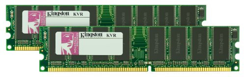 Kingston KVR400X64C3AK2/2G 2 GB RAM Kit 400 MHz DDR PC3200 (3-3-3) DIMM