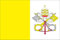 flaggenmeer® Flagge Vatikan 160 g/m² ca. 100 x 150 cm
