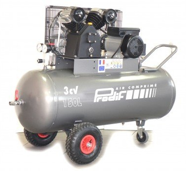COMPRESSEUR D'AIR PRODIF 150L 9 BAR 3 CV - VC3551503MG