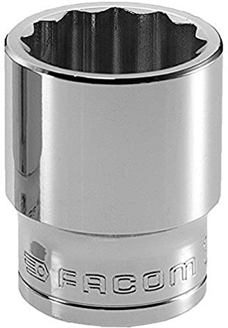 FACOM 1/2 Zoll Steckschlüssel, 12 Kant, 26 mm, 1 Stück, S.26