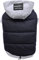 Doggy Dolly W109 Hundejacke Wasserabweisend mit Kapuze, schwarz/grau, Wintermantel/Winterjacke, Größe : L