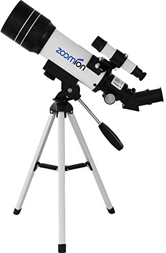 Zoomion Pioneer 70/360 AZ Teleskop | Fernrohr Set für Kinder und Erwachsene | mit viel Zubehör | für die Beobachtung von Mond, Tieren und Landschaften