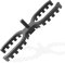 Lot de 50 entretoises pour lames de terrasse 4 mm